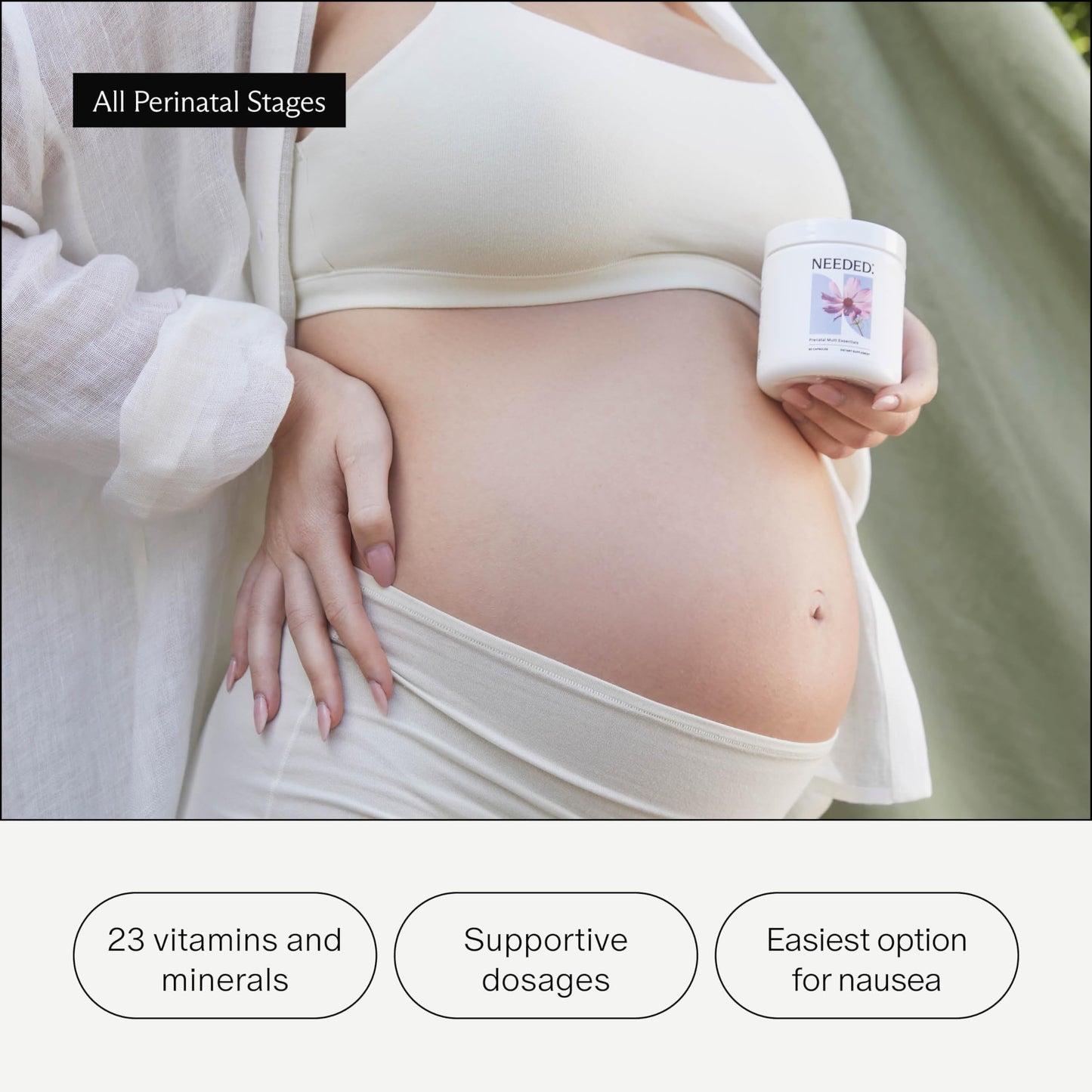 Needed. Multivitamin for Prenatal | Prenatal Multi Essentials Capsule - Pregnancy, Breastfeeding, Postpartum | Expertly-Formulated & Third-Party Tested, | 30-Day Supply Nirvana Guru