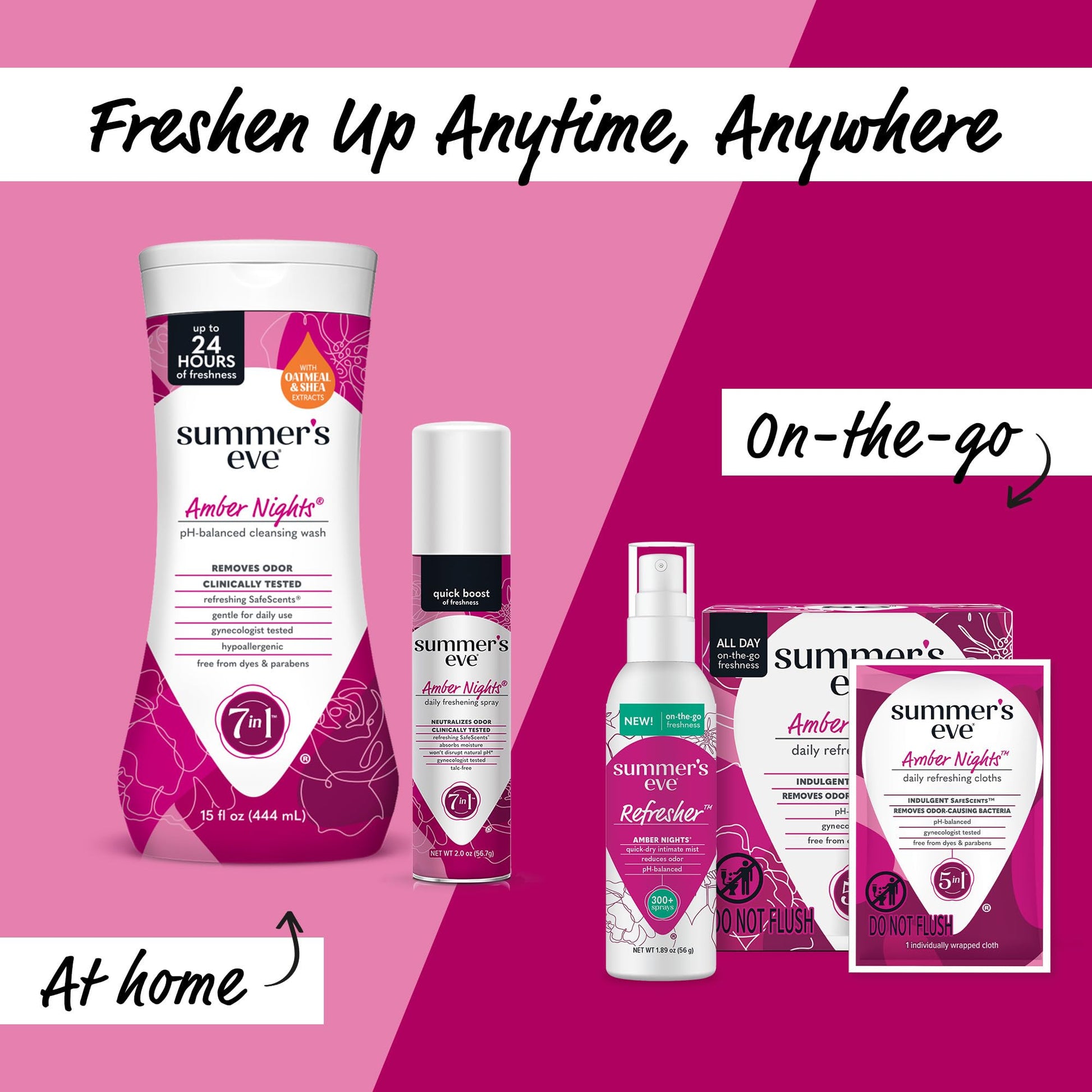 Summer's Eve Blissful Escape Daily Refreshing Feminine Spray, 2 oz Nirvana Guru