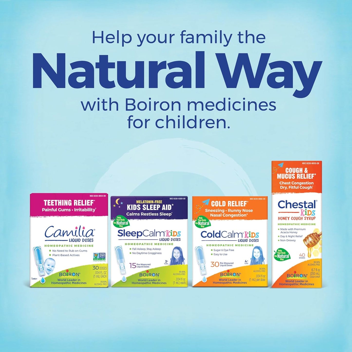 Boiron ColdCalm Kids Pellets for Relief of Common Cold Symptoms Such as Sneezing, Runny Nose, Sore Throat, and Nasal Congestion - 2 Count (160 Pellets) - Nirvana Guru