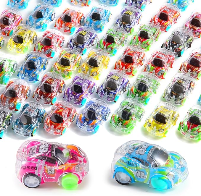 50 Pcs Mini Pull Back Cars Set, Pull Back Racing Vehicles for Kids Toddlers, Bulk Toys Party Favors Treasure Box, Classroom Prizes, Pinata Fillers,Goodie Bag Stuffers for Boys Girls nirvanaguru