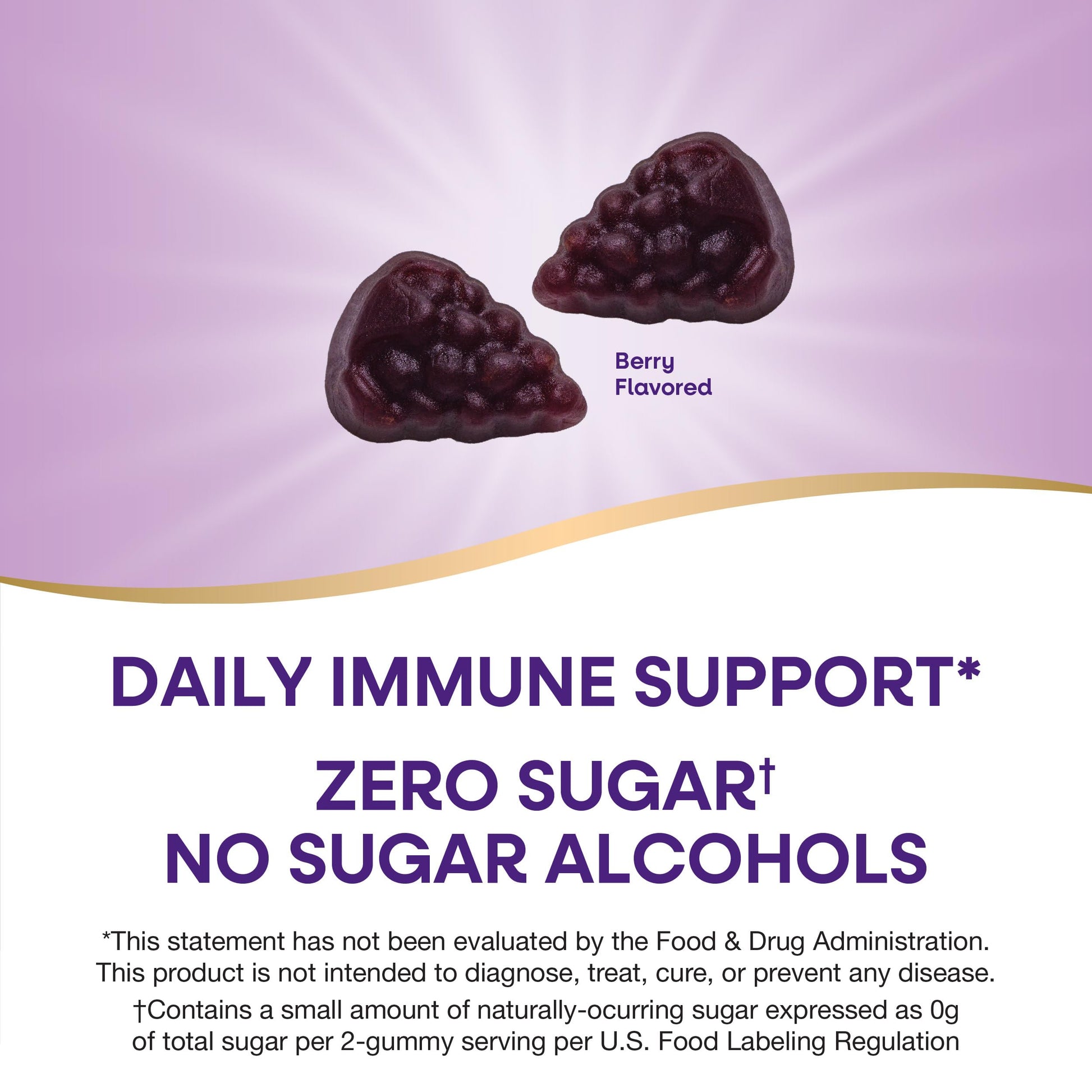 Nature's Way Sambucus Zero Sugar Immune Gummies, Daily Immune Support*, Black Elderberry Extract, Vitamin C, Vitamin D3, Zinc, Sugar Free, Sugar Alcohol Free, Plant-Based Sweeteners, 70 Gummies - Nirvana Guru