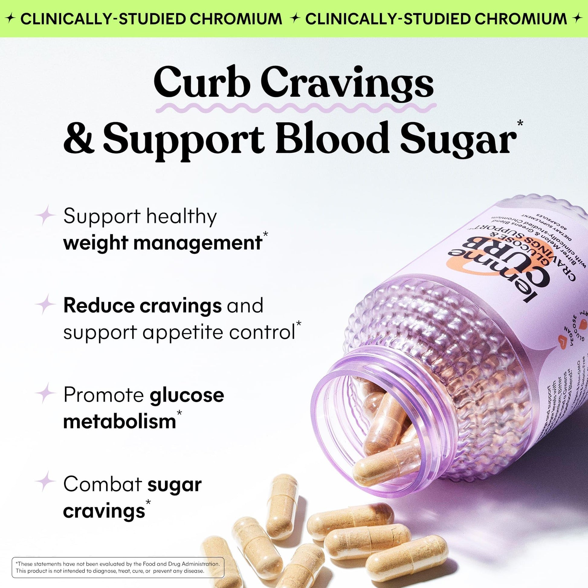 Lemme Curb Cravings, Improve Carb Metabolism, Support Weight Management w/Clinically Studied Chromium Picolinate, Bitter Melon, Ceylon Cinnamon & Greens Blend I Drug-Free (30-Day Supply) Nirvana Guru