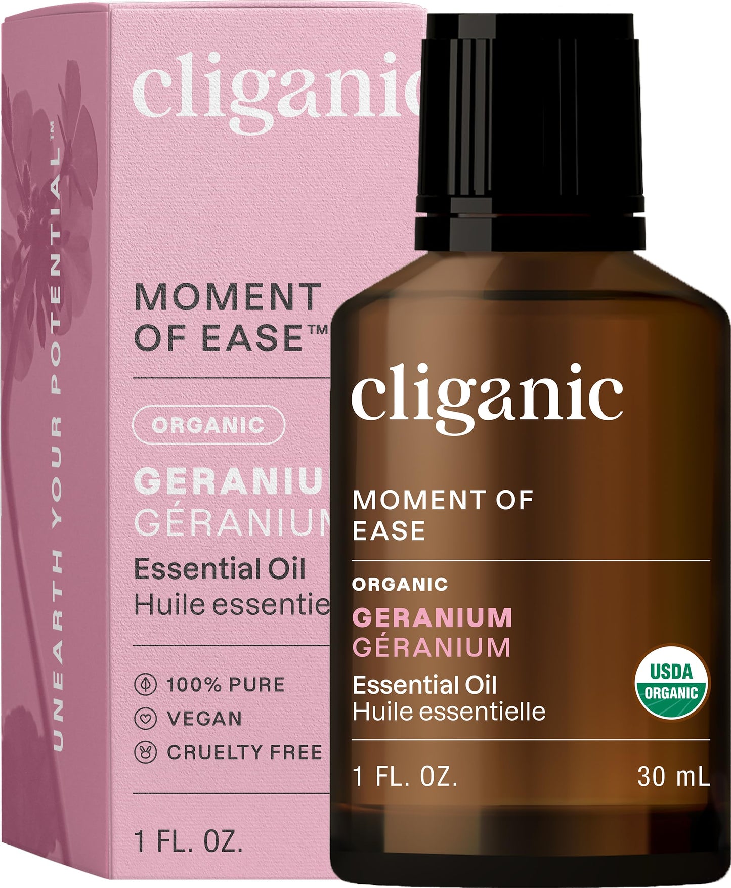 Cliganic Organic Lavender Essential Oil - 100% Pure Natural Undiluted, for Aromatherapy Diffuser | Non-GMO Verified (Packaging May Vary)