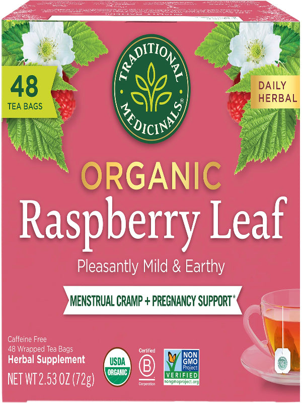 Traditional Medicinals Tea, Organic Healthy Cycle, Supports Healthy Menstrual Cycles, Includes Spearmint,16 Tea Bags - Nirvana Guru