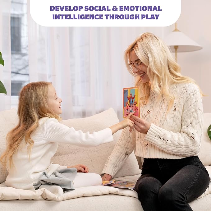 Who What Why Conversation Cards for Kids – Learning Materials for Social Skills, Emotional Intelligence & Critical Thinking – Speech Therapy Resources, Articulation & Sequencing Card Game, Ages 4+ nirvanaguru