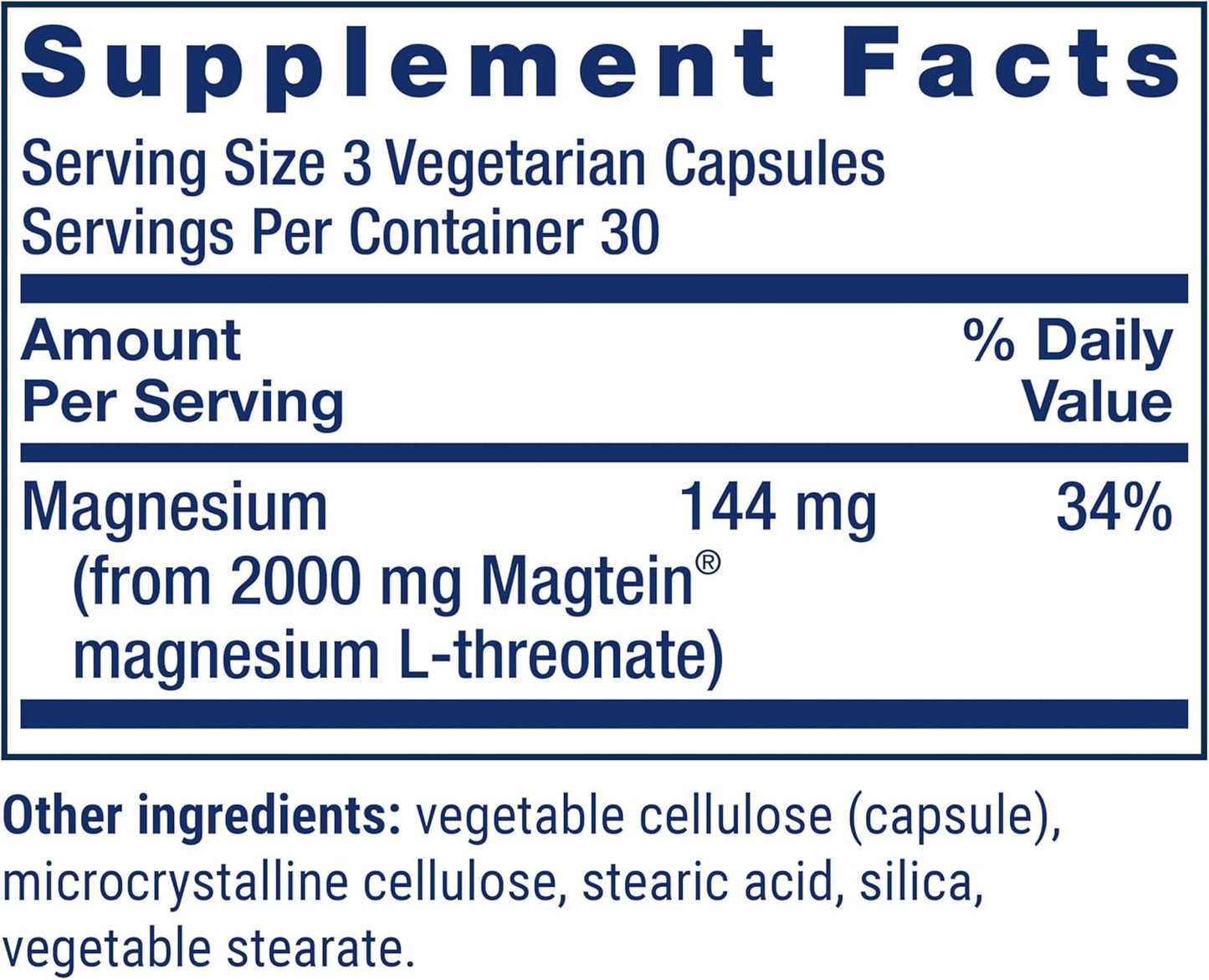 Life Extension Neuro-Mag Magnesium L-Threonate, Magnesium L-threonate, Memory Health, Quick Thinking, Cognitive Health Support, Vegetarian, Non-GMO, 90 Vegetarian Capsules - Nirvana Guru