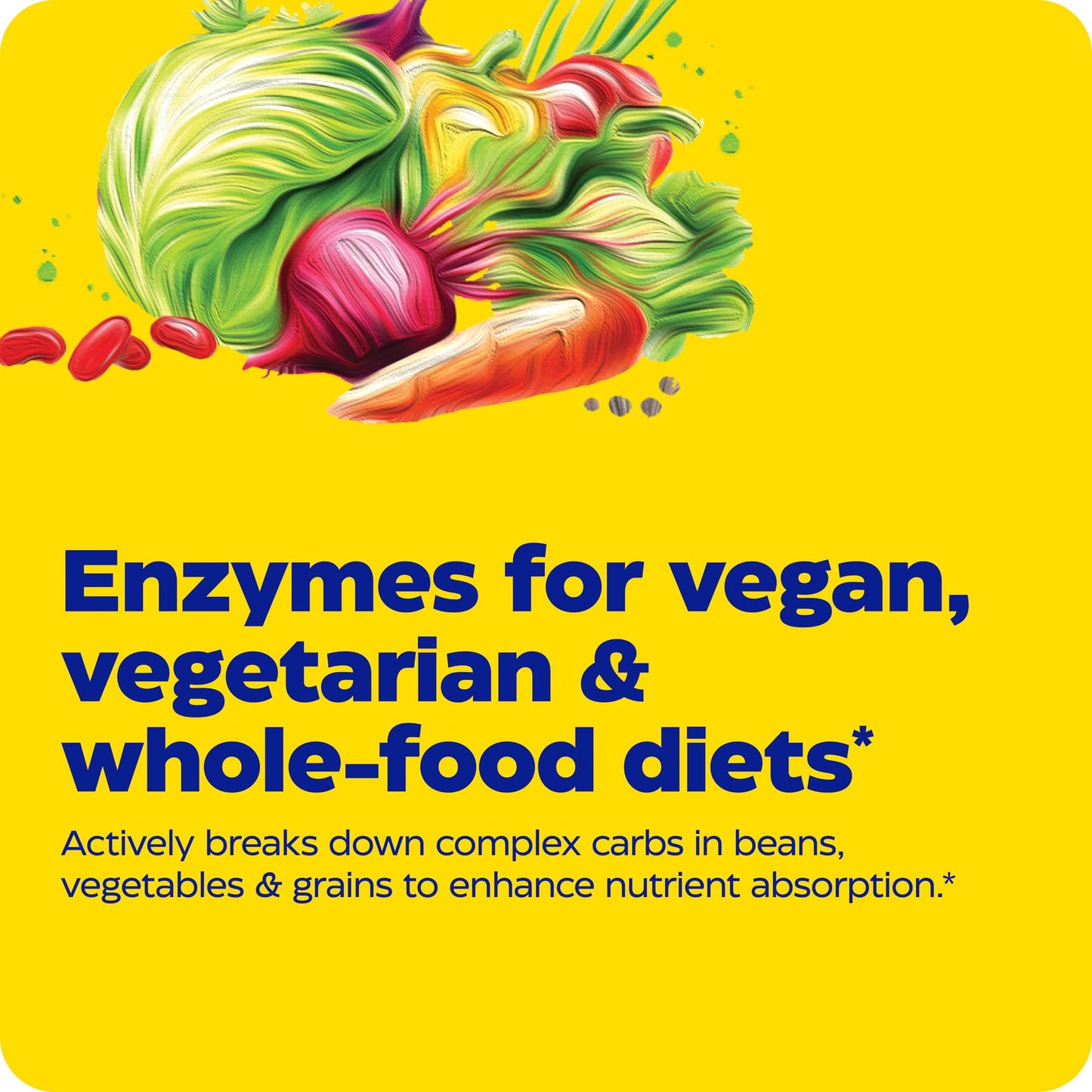 Enzymedica VeggieGest, Digestive Enzymes for Vegan, Vegetarian and Raw Diets, Prevents Gas and Bloating, 90 Count - Nirvana Guru
