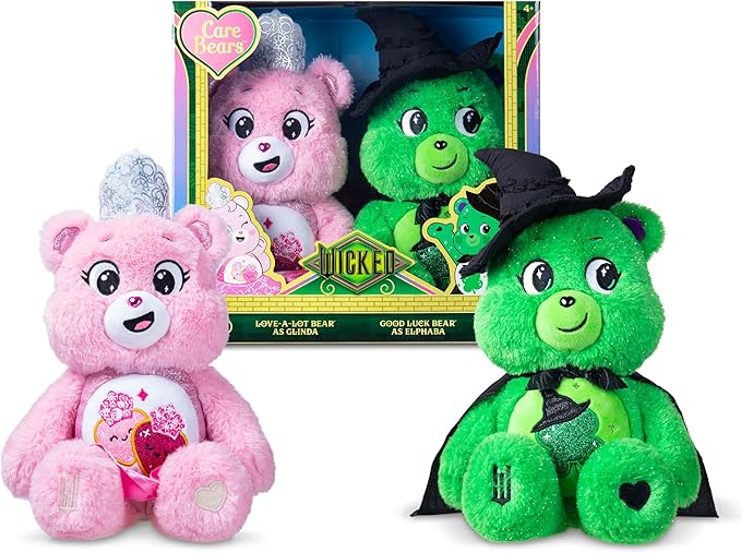 Care Bears - x Wicked 2-Pack - Love-a-Lot Bear as Glinda & Good Luck Bear as Elphaba nirvanaguru