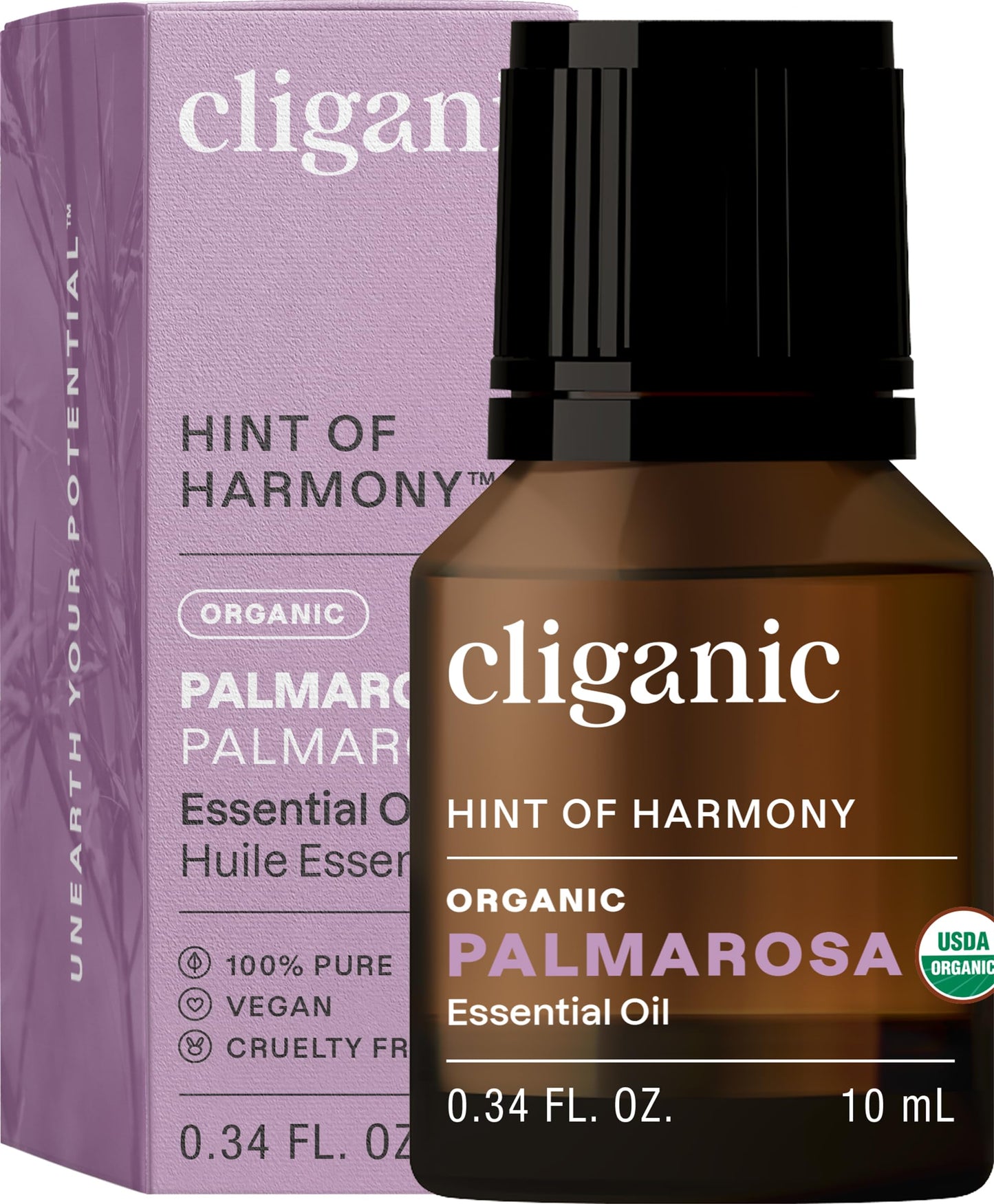 Cliganic Organic Lavender Essential Oil - 100% Pure Natural Undiluted, for Aromatherapy Diffuser | Non-GMO Verified (Packaging May Vary)