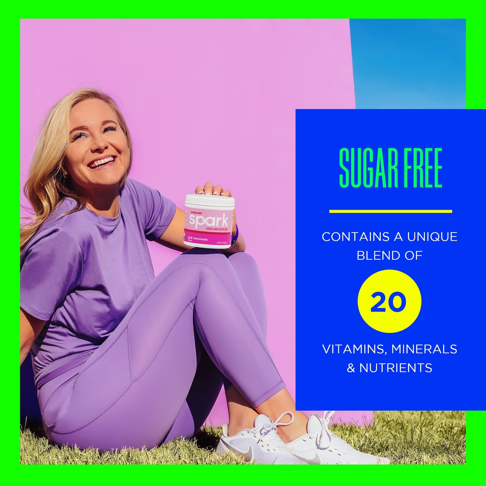 AdvoCare Spark Vitamin & Amino Acid Supplement - Focus & Energy Drink Powder Mix with Vitamin A, B-6, C & E - Also Includes L-Carnitine & L-Tyrosine - Fruit Punch - 10.5 oz Nirvana Guru