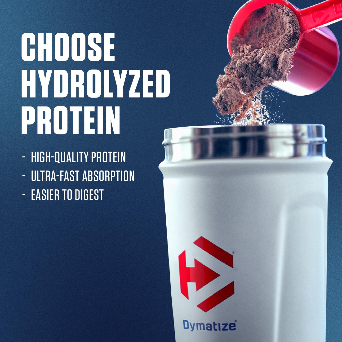 Dymatize ISO100 Whey Protein Powder Isolate, Gourmet Chocolate, 25g of Protein, 20 Servings, 5.5g BCAAs, Less Than 120 Cal., Gluten Free, 1g Fat, 1g Sugar, 2g Carb