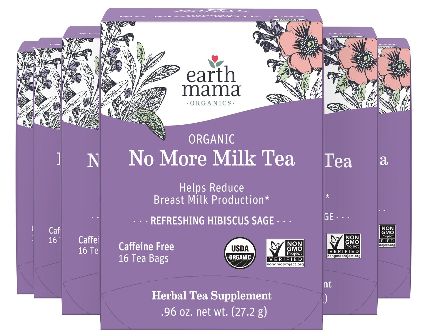 Earth Mama Organic Third Trimester Tea Bags | 100% USDA Organic Herbal Tea for Late Pregnancy Comfort + Childbirth Preparation, 16 Teabags Per Box (2-Pack) Nirvana Guru