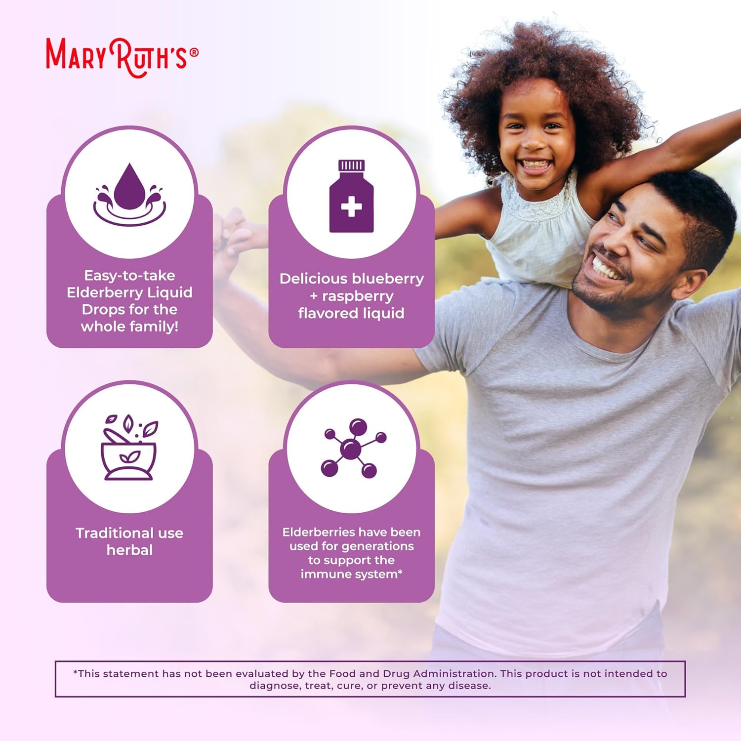 MaryRuth Organics Elderberry Syrup | USDA Organic | Sugar Free Immune Support Supplement for Adults & Kids, Ages 1 | Vegan, Non-GMO, Immune Boosters, Clean Label Project Verified | 1 Fl Oz - Nirvana Guru