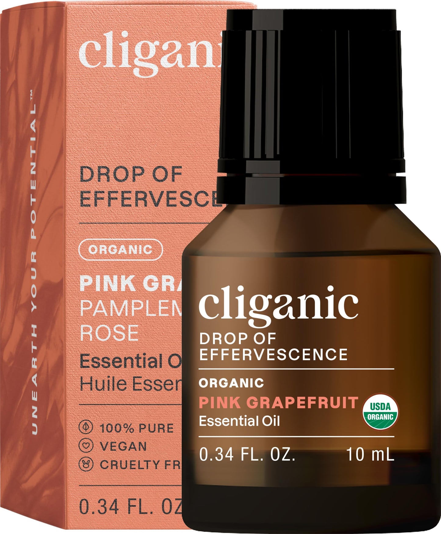 Cliganic Organic Lavender Essential Oil - 100% Pure Natural Undiluted, for Aromatherapy Diffuser | Non-GMO Verified (Packaging May Vary)