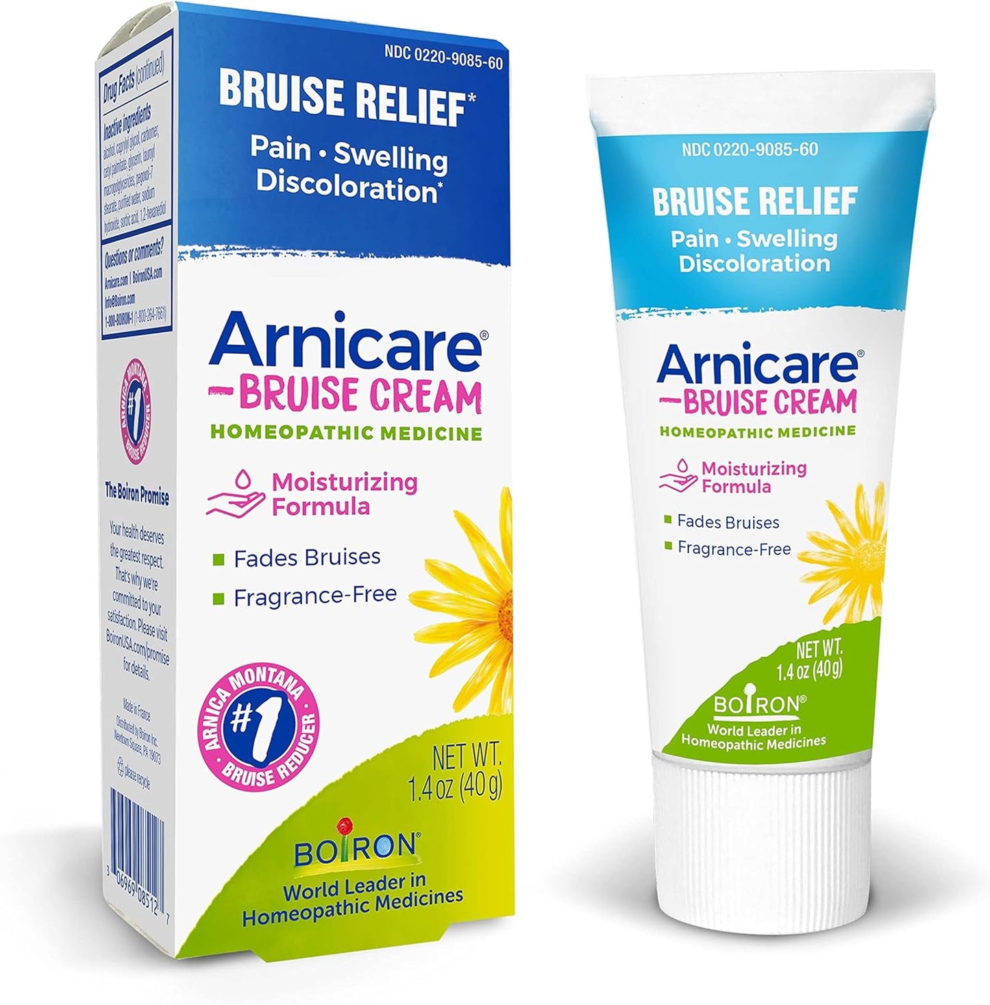 Boiron Arnicare Bruise Cream for Pain Relief from Bruising and Swelling or Discoloration from Injury - 1.4 oz - Nirvana Guru
