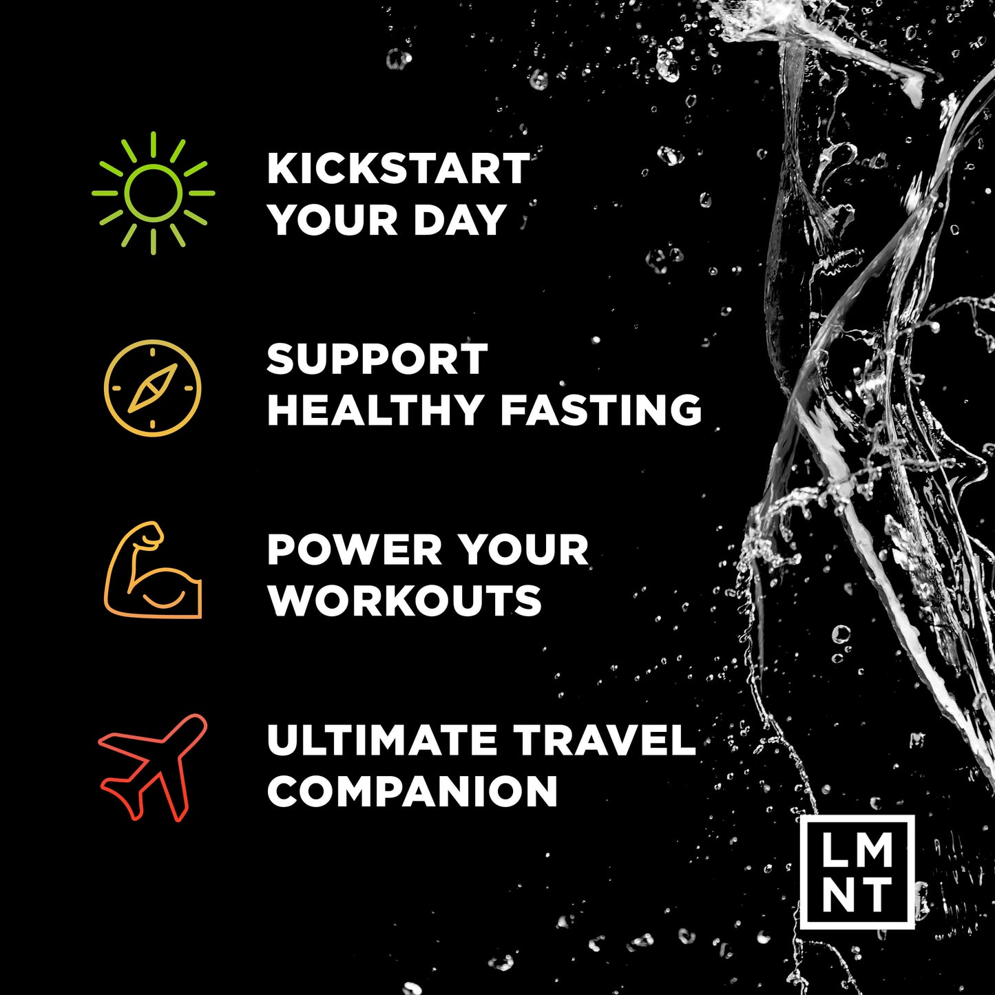 LMNT Zero Sugar Electrolytes - Watermelon Salt | Drink Mix | 30-Count