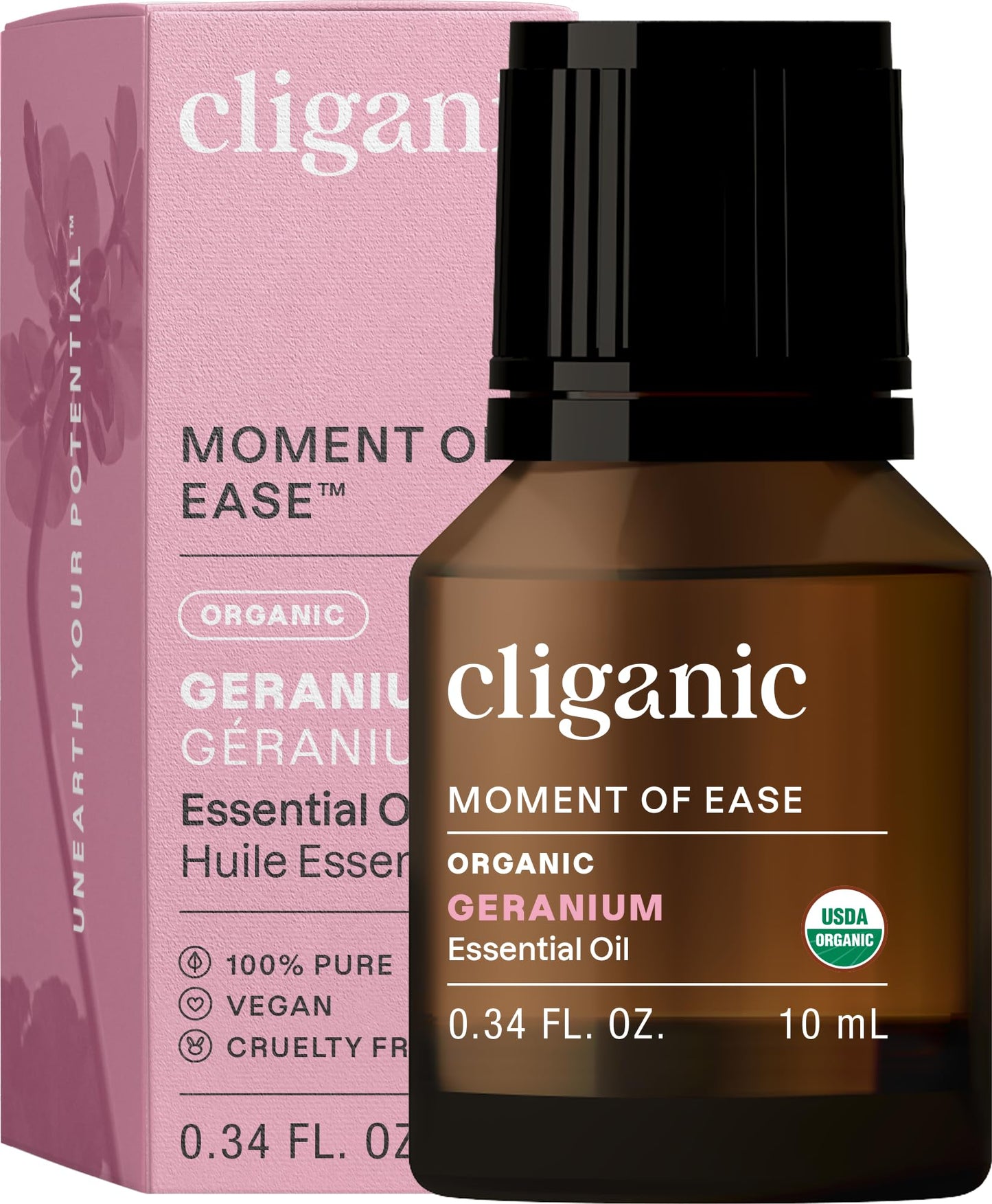 Cliganic Organic Lavender Essential Oil - 100% Pure Natural Undiluted, for Aromatherapy Diffuser | Non-GMO Verified (Packaging May Vary)