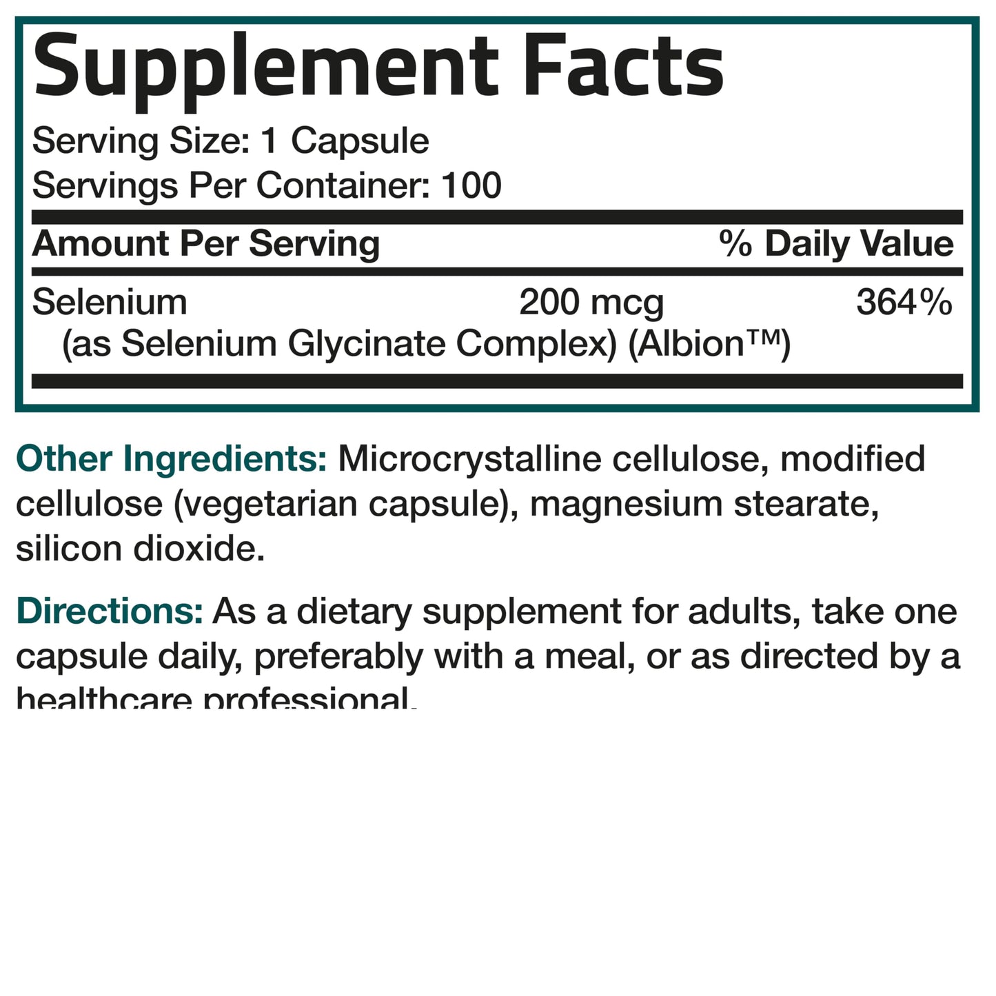 Bronson Selenium 200 mcg – Yeast Free Chelated Amino Acid Complex - Essential Trace Mineral with Superior Absorption, 250 Vegetarian Capsules Nirvana Guru