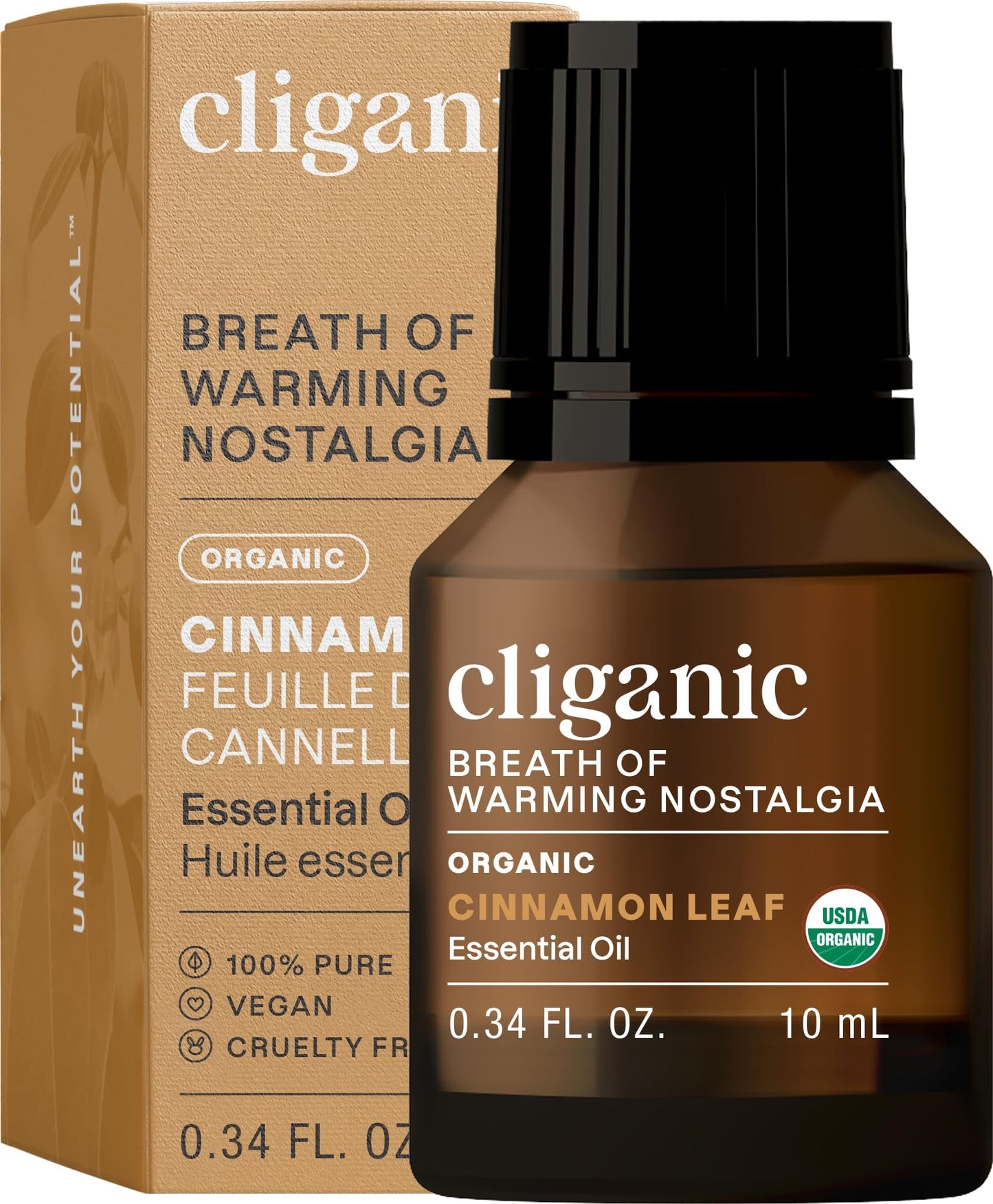 Cliganic Organic Lavender Essential Oil - 100% Pure Natural Undiluted, for Aromatherapy Diffuser | Non-GMO Verified (Packaging May Vary)