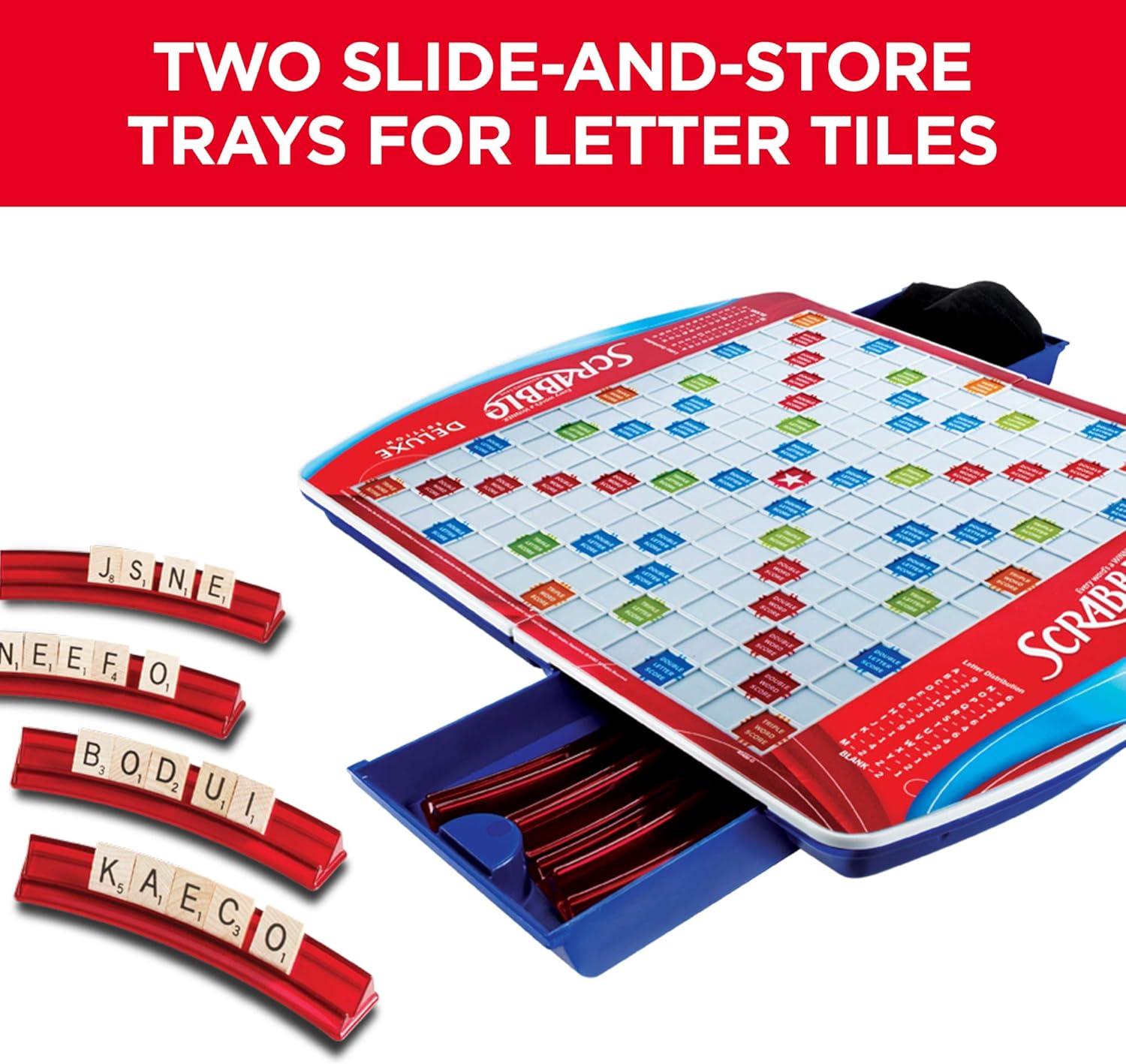 Hasbro Gaming Scrabble Deluxe Edition Board Game, (Amazon Exclusive) Nirvana Guru