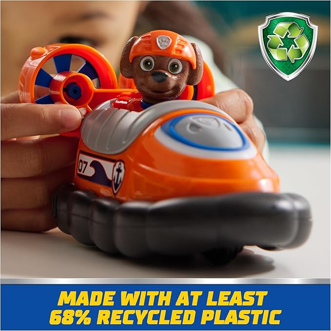 PAW Patrol, Zuma’s Hovercraft, Toy Vehicle with Collectible Action Figure, Sustainably Minded Kids Toys for Boys & Girls Ages 3 and Up nirvanaguru