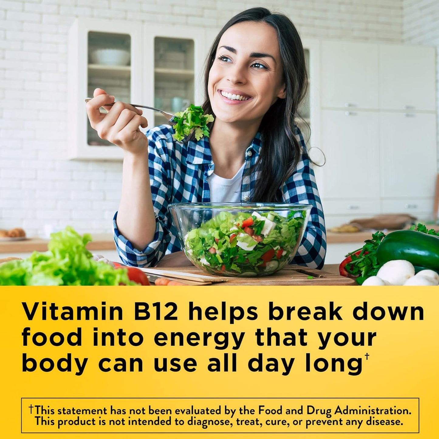 Nature Made Extra Strength Vitamin B12 Gummies, 3000 mcg per serving, B12 Vitamin Supplement for Energy Metabolism Support, 60 Gummy Vitamins, 30 Day Supply - Nirvana Guru