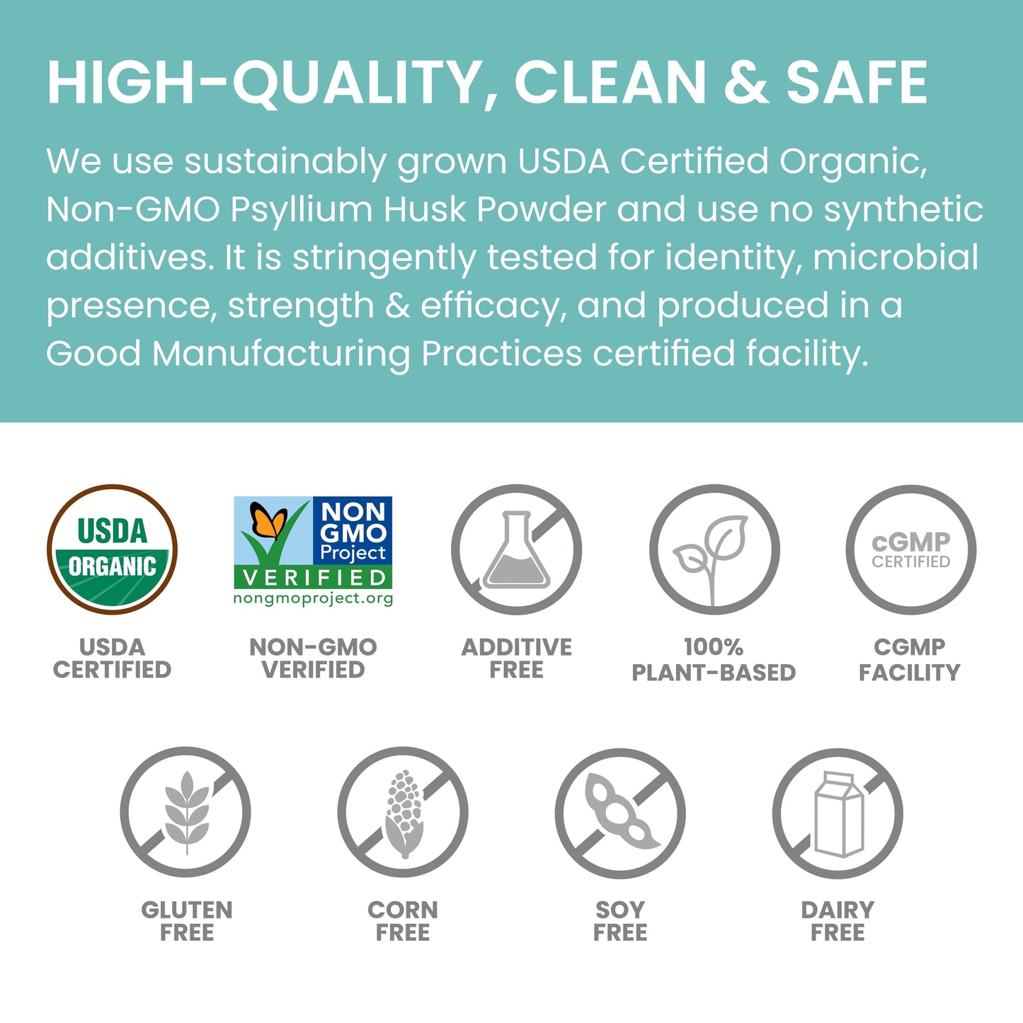 Himalaya Organic Psyllium Whole Husk, Natural Daily Fiber Supplement, Regularity, Appetite Management, USDA Certified Organic, Non-GMO, 56-Tablespoon Supply, Unflavored, 12 Oz - Nirvana Guru