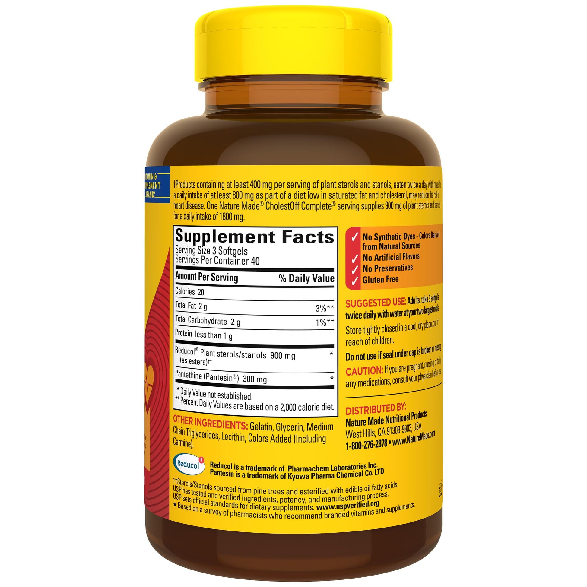Nature Made CholestOff Complete, 120 Softgels, 20 Day Supply - Nirvana Guru