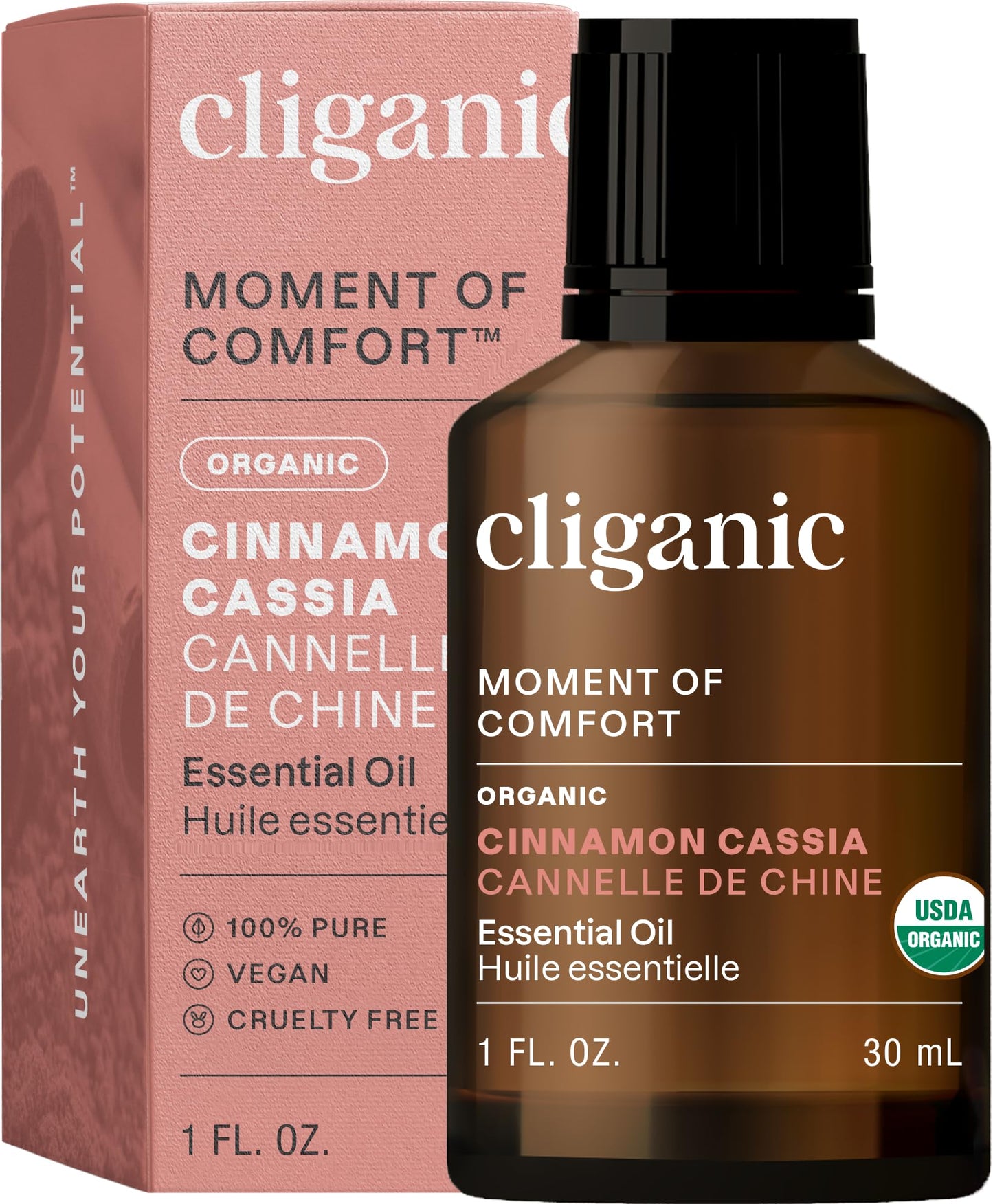 Cliganic Organic Lavender Essential Oil - 100% Pure Natural Undiluted, for Aromatherapy Diffuser | Non-GMO Verified (Packaging May Vary)