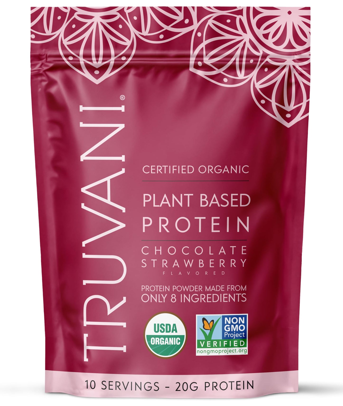 Truvani Vegan Protein Powder | Vanilla | 20g Organic Plant Based Protein | 18 Servings | Keto | Gluten & Dairy Free | Low Carb | No Added Sugar