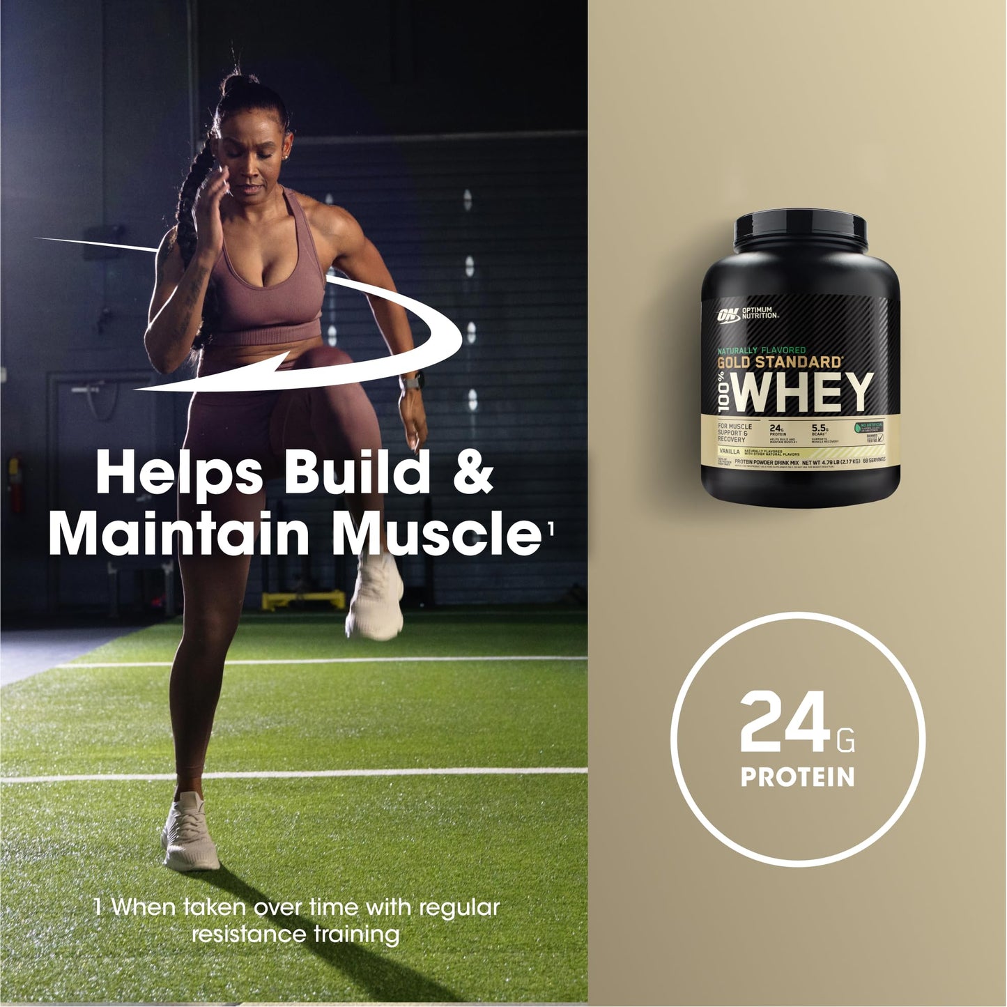Optimum Nutrition Gold Standard 100% Whey Protein Powder, Double Rich Chocolate, 2 Pound (Packaging May Vary) - Nirvana Guru