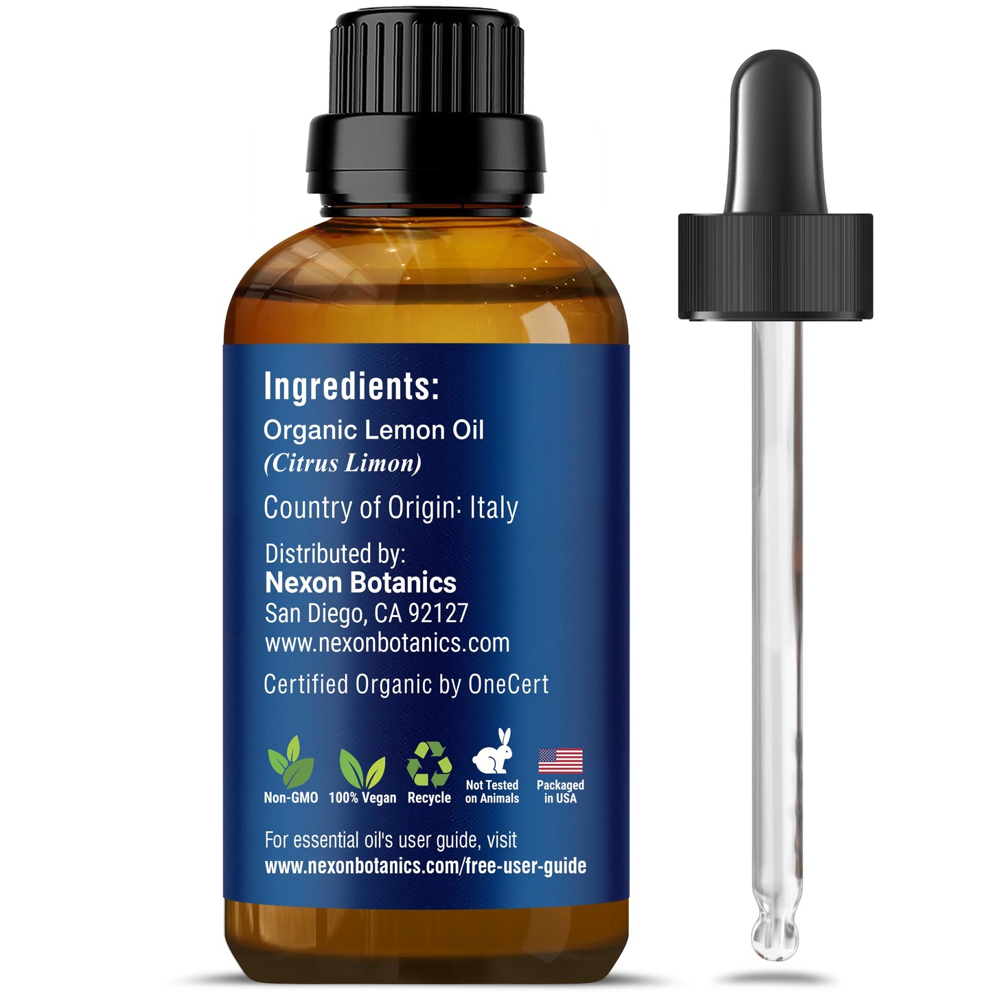 Organic Lavender Essential Oil 30 ml - Pure Natural Oils for Diffuser, Aromatherapy, Skin & Hair Care - Aceite De Lavanda Orgánico - Nexon Botanics - Nirvana Guru