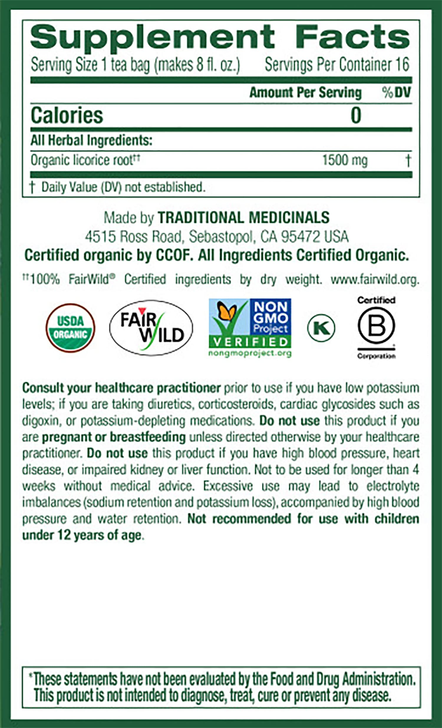 Traditional Medicinals Organic Red Clover, Caffeine Free, 16 Wrapped Tea Bags, 1.13 oz (32 g) - Nirvana Guru