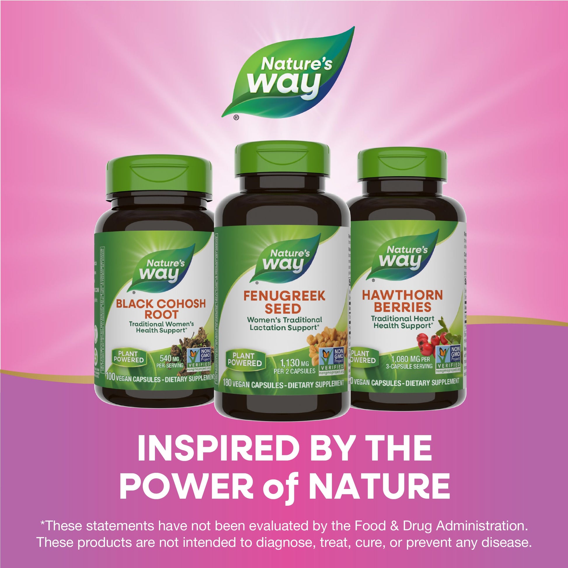Nature's Way Fenugreek Seed Supplement, Fenugreek for Traditional Breastfeeding Lactation Support*, Non-GMO Project Verified, Vegan, 100 Capsules (Packaging May Vary) Nirvana Guru