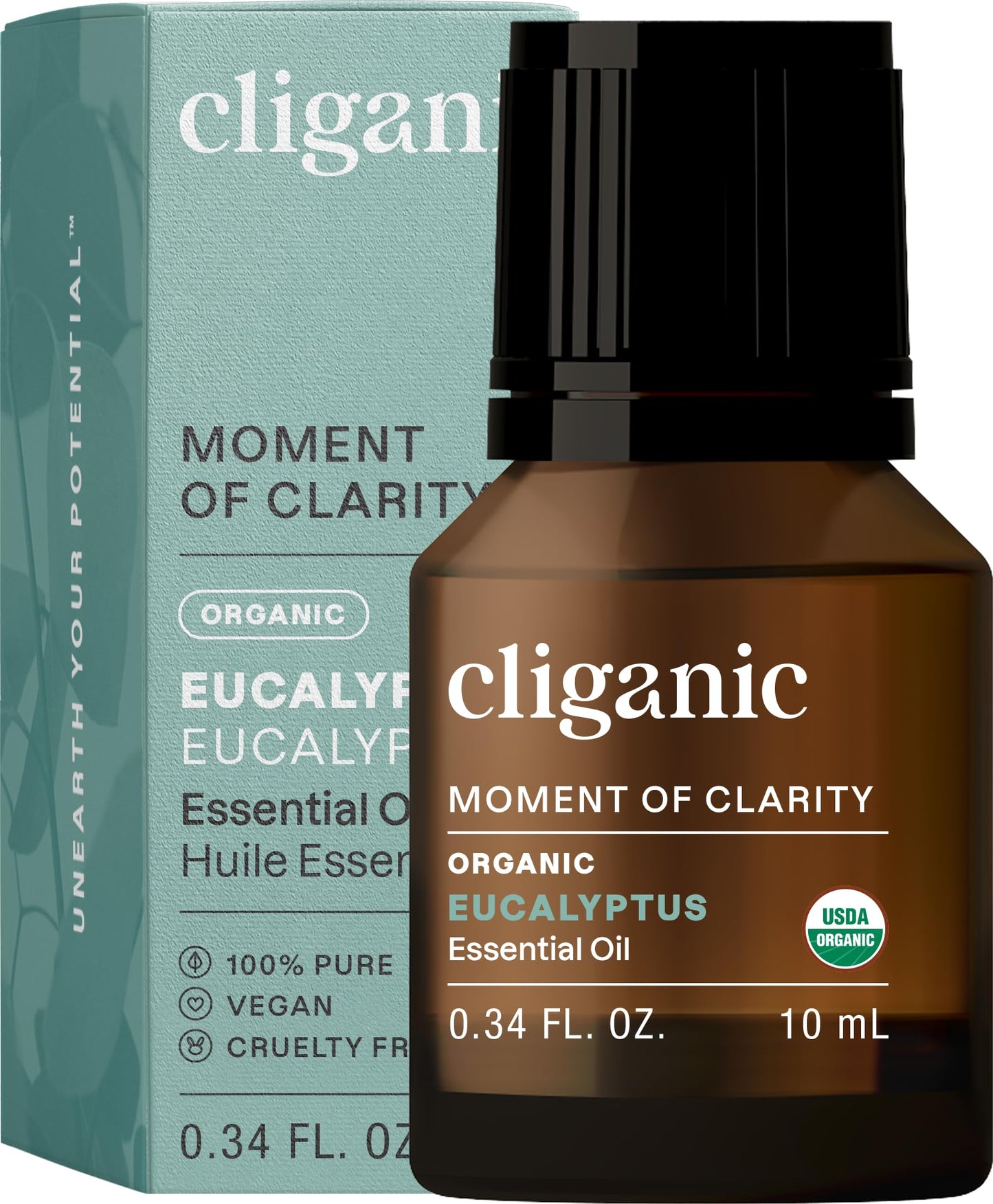 Cliganic Organic Lavender Essential Oil - 100% Pure Natural Undiluted, for Aromatherapy Diffuser | Non-GMO Verified (Packaging May Vary)