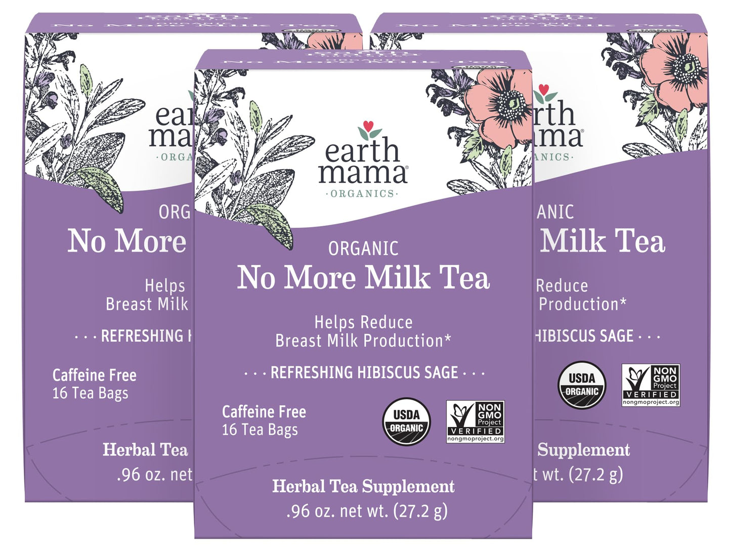 Earth Mama Organic Third Trimester Tea Bags | 100% USDA Organic Herbal Tea for Late Pregnancy Comfort + Childbirth Preparation, 16 Teabags Per Box (2-Pack) Nirvana Guru