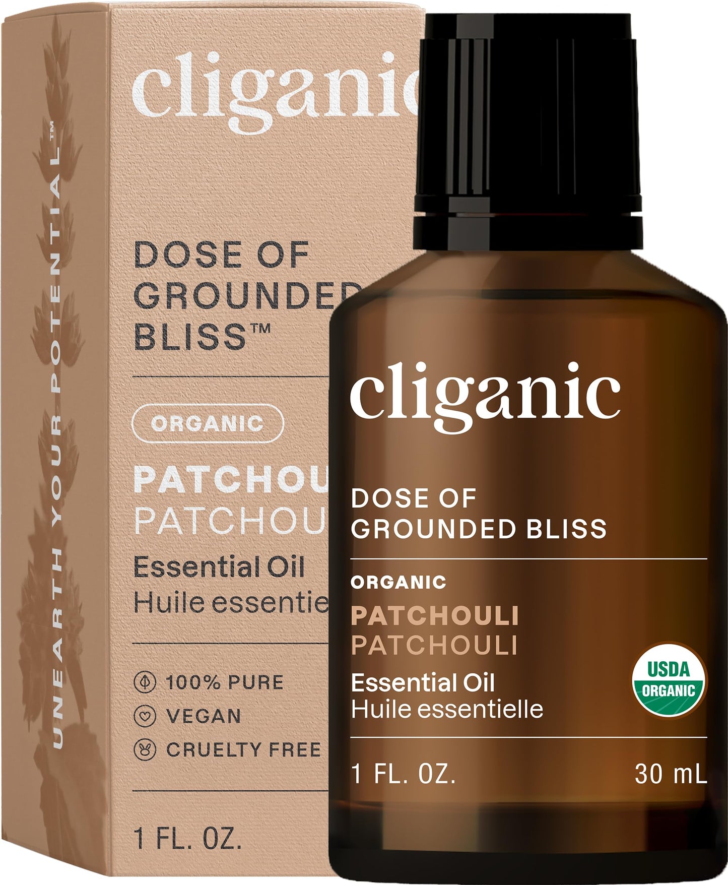 Cliganic Organic Lavender Essential Oil - 100% Pure Natural Undiluted, for Aromatherapy Diffuser | Non-GMO Verified (Packaging May Vary)