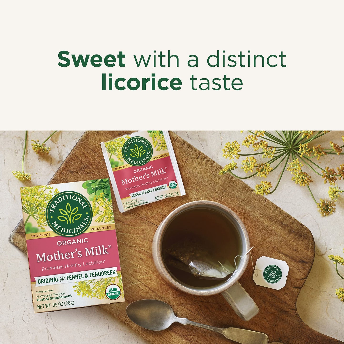 Traditional Medicinals Tea, Organic Healthy Cycle, Supports Healthy Menstrual Cycles, Includes Spearmint,16 Tea Bags - Nirvana Guru