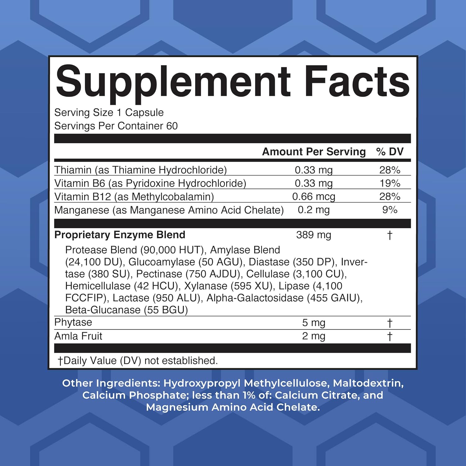 MaryRuth Organics Ultra Digestive Enzymes Capsules | Up to 2 Month Supply | Supplement for Gut Health Support | Digestion & Immune Support with Amylase | Lipase & Lactase | Vegan | 60 Count - Nirvana Guru