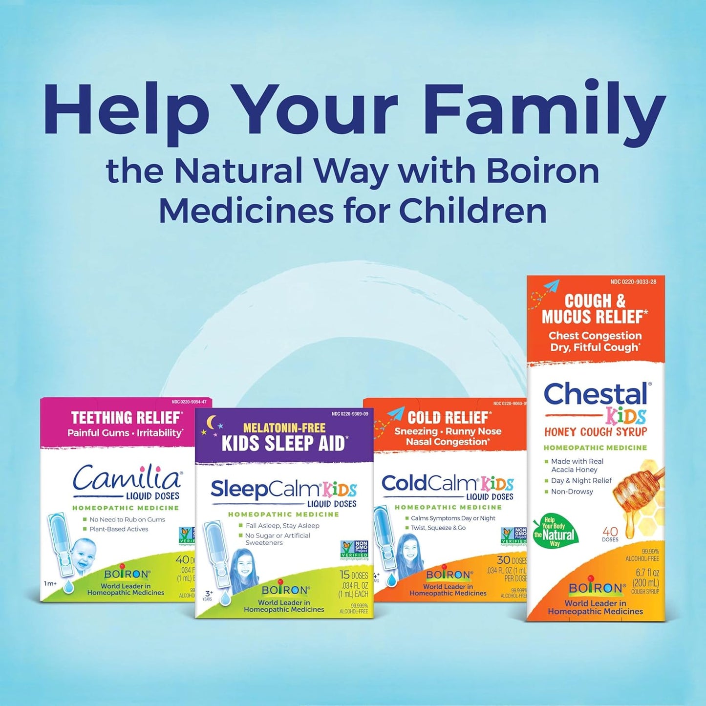 Boiron SleepCalm Kids Liquid Doses Sleep Aid for Deep, Relaxing, Restful Nighttime Sleep - Melatonin-Free and Non Habit-Forming - 15 Count - Nirvana Guru