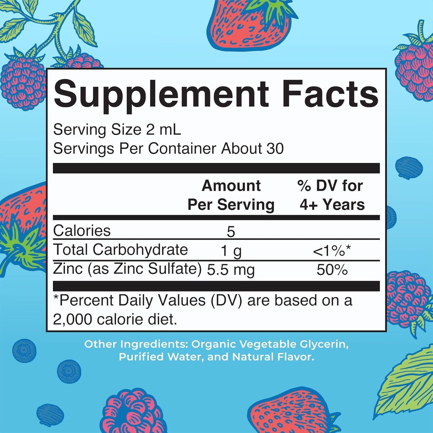 MaryRuth Organics Zinc Supplement for Immune Support, Immune Support Supplement for Kids, Ages 4-13, Zinc Sulfate, Vegan, USDA Organic, Glycerin Based, 2 Fl Oz - Nirvana Guru