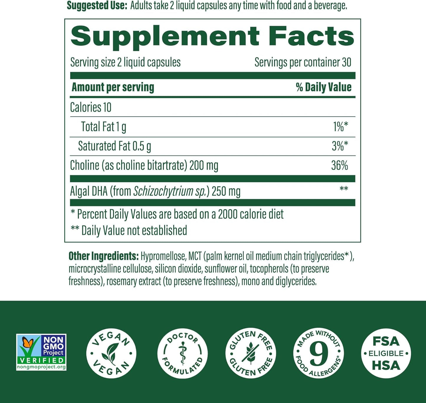 MegaFood Baby & Me 2 Prenatal Vitamins for Women, DHA & Choline Supplements, Liquid DHA and Choline for Baby's Brain and Eye Development During Pregnancy, Vegan, 60 Capsules (30 Servings) Nirvana Guru
