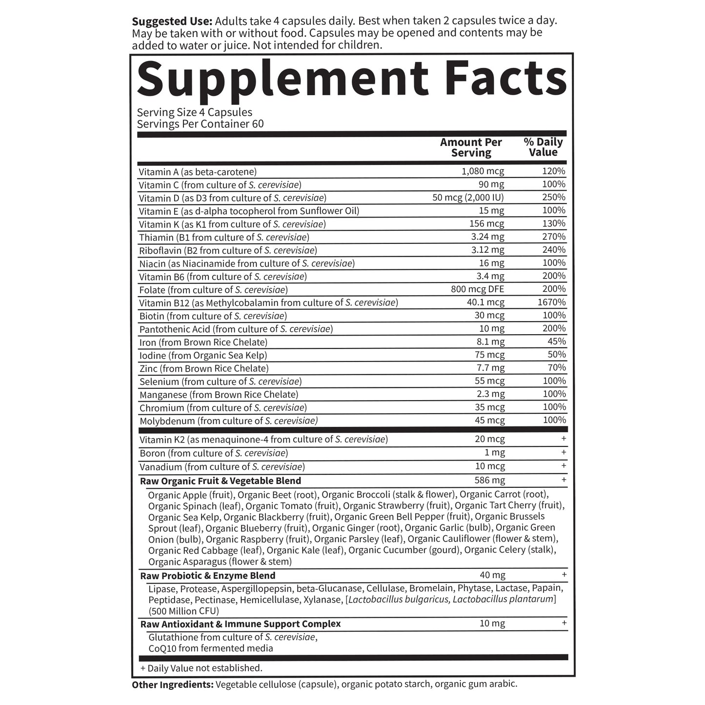 Garden of Life Multivitamin for Women, Vitamin Code Women's Multi - 120 Capsules, Whole Food Womens Multi, Vitamins, Iron, Folate not Folic Acid & Probiotics for Womens Energy, Vegetarian Supplements - Nirvana Guru