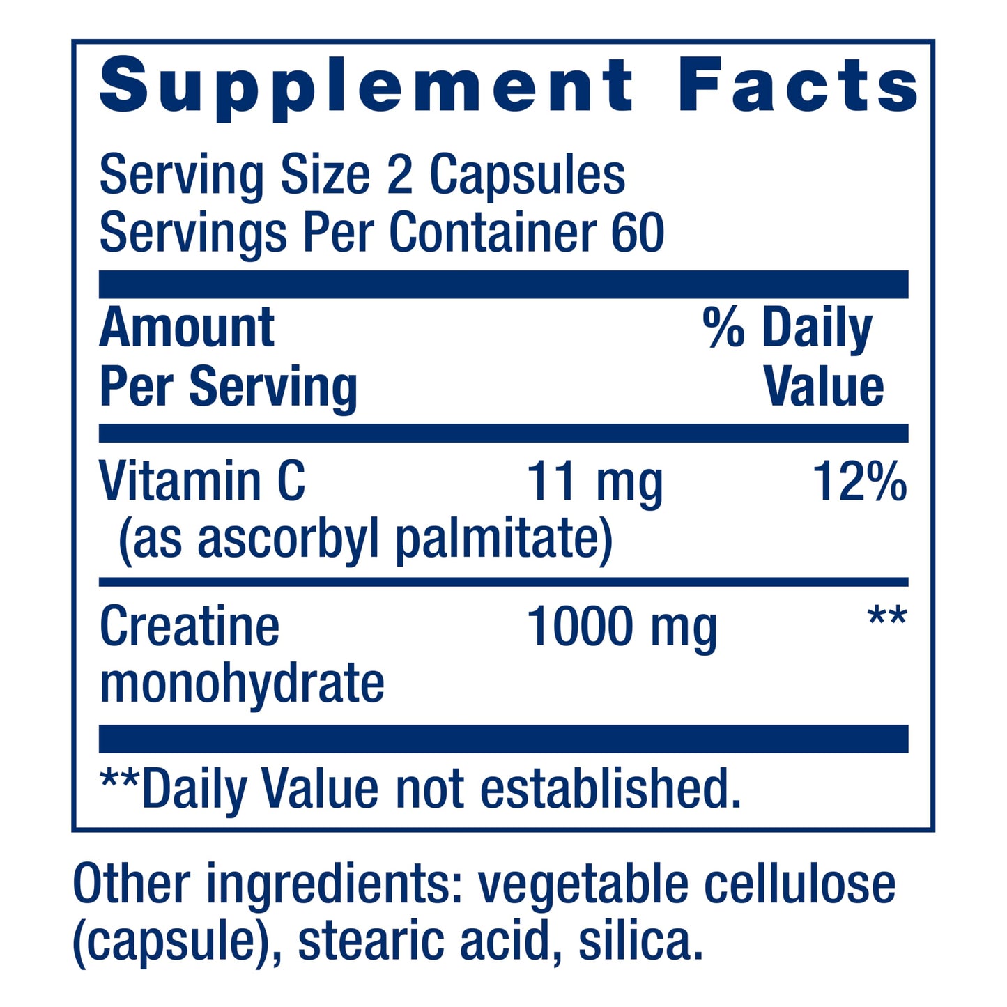 Life Extension Creatine Capsules – Creatine Monohydrate – Promotes Strength, Lean Muscle, Healthy Endurance – Non-GMO, Gluten-Free – 120 Capsules - Nirvana Guru