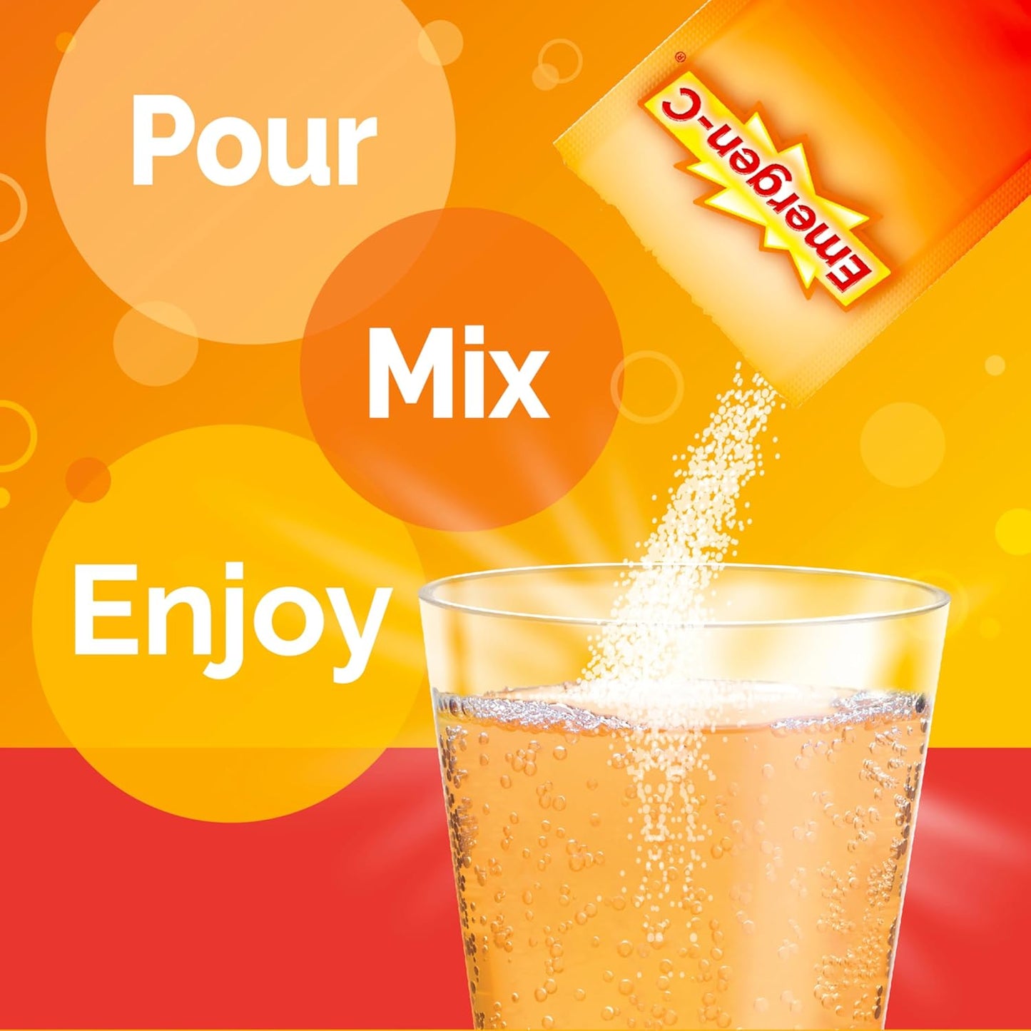 Emergen-C 1000mg Vitamin C Powder for Daily Immune Support Caffeine Free Vitamin C Supplements with Zinc and Manganese, B Vitamins and Electrolytes, Super Orange Flavor - 30 Count Nirvana Guru