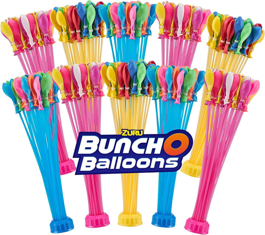 ZURU BUNCH O BALLOONS - 350 Rapid-Fill Crazy Color Water Balloons (10 Pack) Nirvana Guru