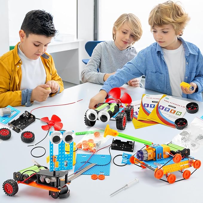 STEM Kits for Kids Age 8-10, Science Robot Building Kits for Boys Crafts 8-12 5-7, STEM Toys for Ages 8-13, Kids Science Experiments 6-8, Engineering Projects for 6 7 9 10 12-14 Year Old Boy Girl Gift nirvanaguru