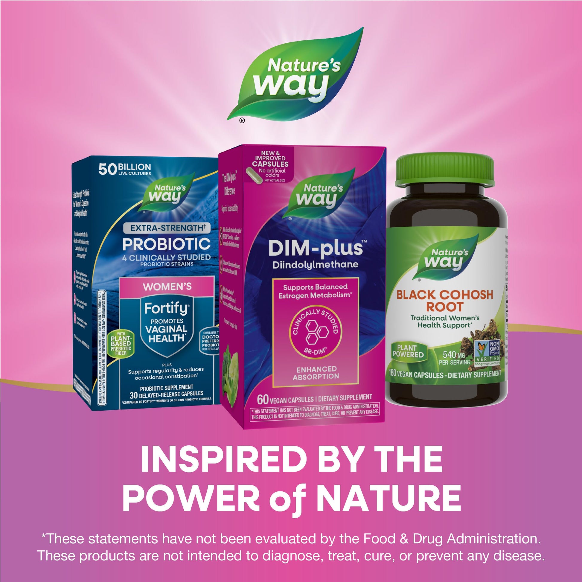 Nature's Way DIM-Plus, DIM Supplement, Supports Balanced Estrogen Metabolism*, Supports Estrogen Hormone Balance*, Diindolylmethane, 120 Vegan Capsules (Packaging May Vary) - Nirvana Guru