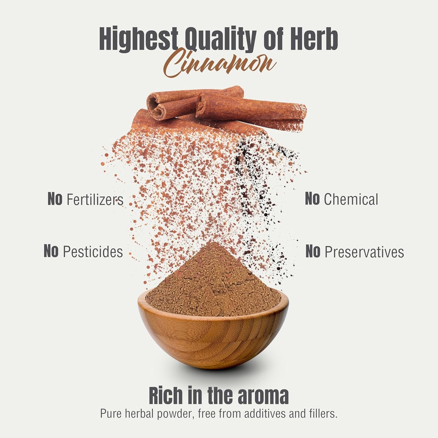 Cinnamon Powder Cinnamomum Verum Perfect for Baking, Cooking & Smoothies Non GMO, Vegan 230 GMS Nirvana Guru