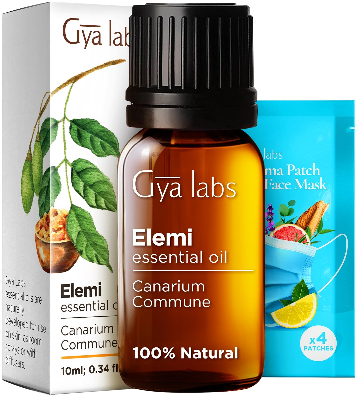 Gya Labs Frankincense Essential Oil for Face - 0.34 Fl Oz - 100% Pure Natural Frankincense Oil for Skin, Body Massages & Candle Making - Premium Grade for Wellness & Comfort - Woody & Calming Scent